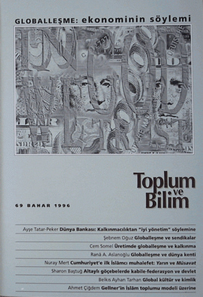 Toplum ve Bilim Sayı 069