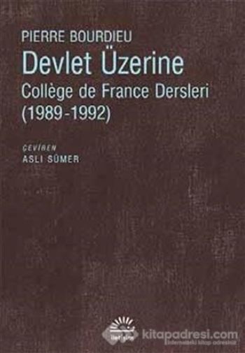 Devlet Üzerine College De France Dersleri 1989 1992