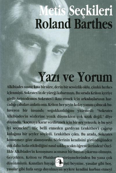 Yazı ve Yorum Roland Barthes'dan Seçme Yazılar Metis Seçkileri 03